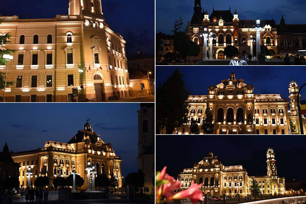 Oradea noaptea | Imagini frumoase din vara anului 2023